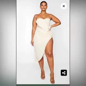 Cream Sexy Dress